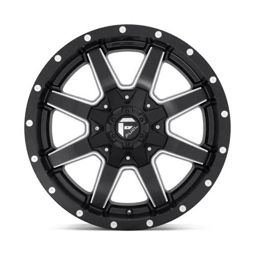 D538 Maverick Wheel - 17x8.5 / 5x114.3 / 5x120 / +32mm Offset - Matte Black Milled-DSG Performance-USA