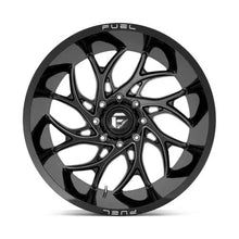Load image into Gallery viewer, D741 Runner Wheel - 22x8.25 / 8x165.1 / -240mm Offset - Gloss Black Milled-DSG Performance-USA