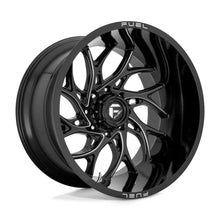 Load image into Gallery viewer, D741 Runner Wheel - 22x8.25 / 8x165.1 / -240mm Offset - Gloss Black Milled-DSG Performance-USA