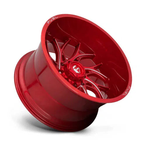 D742 Runner Wheel - 20x9 / 6x135 / +1mm Offset - Candy Red Milled-DSG Performance-USA
