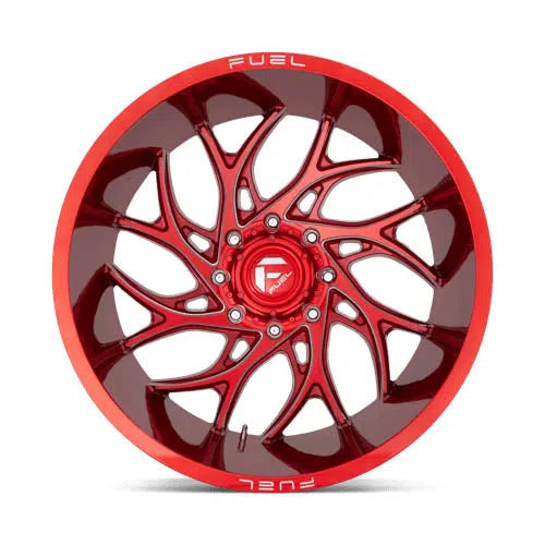 D742 Runner Wheel - 22x8.25 / 8x165.1 / +105mm Offset - Candy Red Milled-DSG Performance-USA
