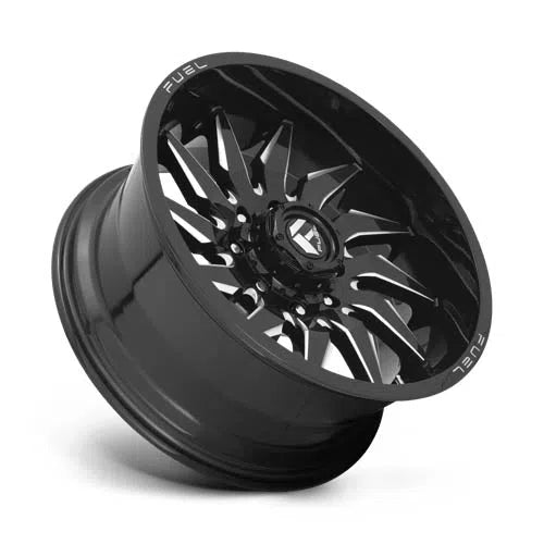 D744 Saber Wheel - 20x9 / 5x150 / +1mm Offset - Gloss Black Milled-DSG Performance-USA
