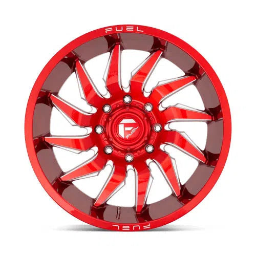 D745 Saber Wheel - 20x10 / 5x139.7 / -18mm Offset - Candy Red Milled-DSG Performance-USA