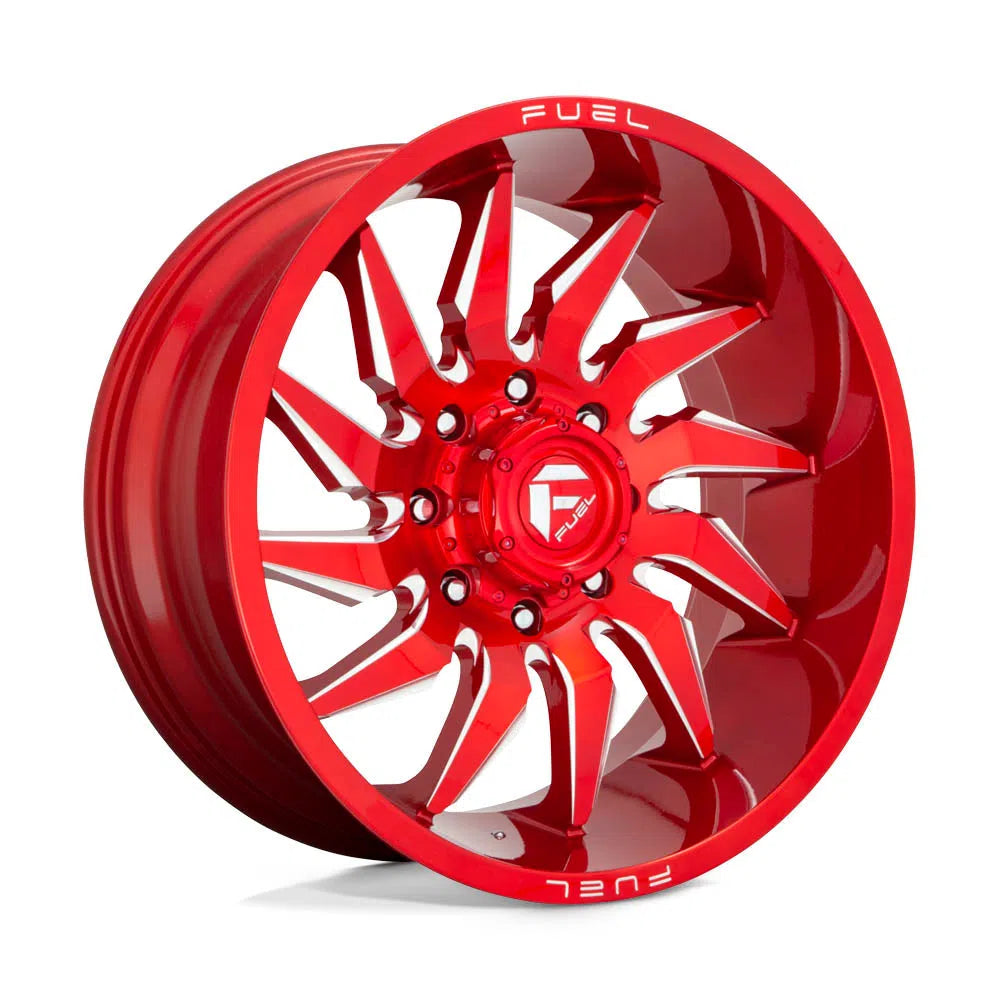 D745 Saber Wheel - 20x10 / 5x150 / -18mm Offset - Candy Red Milled-DSG Performance-USA