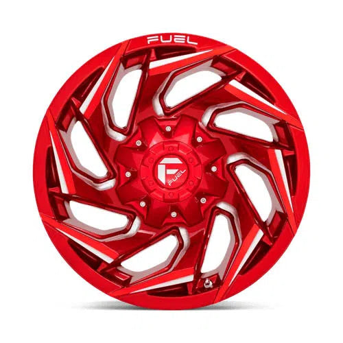 D754 Reaction Wheel - 20x9 / 5x114.3 / 5x127 / +20mm Offset - Candy Red Milled-DSG Performance-USA