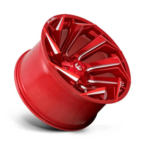 D754 Reaction Wheel - 22x12 / 8x180 / -44mm Offset - Candy Red Milled-DSG Performance-USA