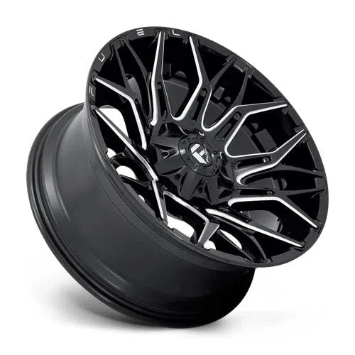 D769 Twitch Wheel - 22x10 / 8x165.1 / -18mm Offset - Glossy Black Milled-DSG Performance-USA