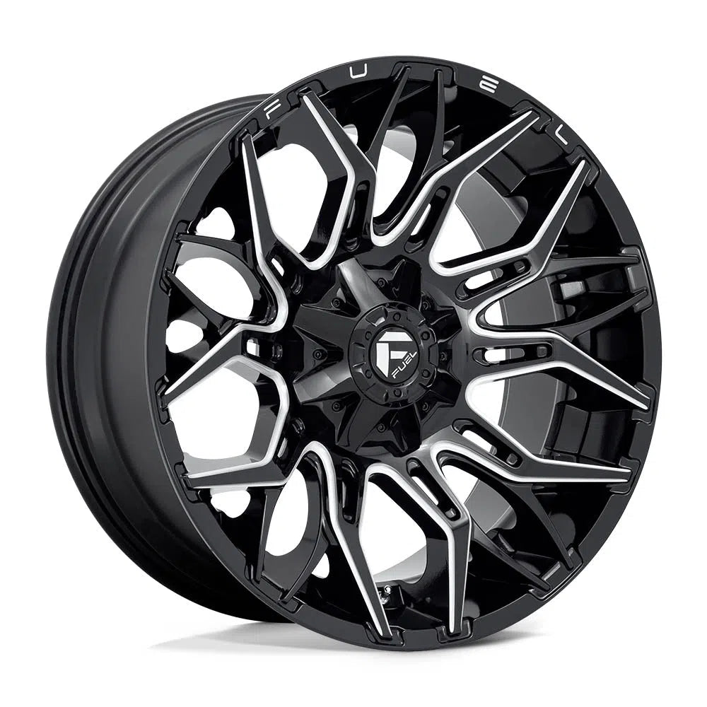 D769 Twitch Wheel - 22x10 / 8x165.1 / -18mm Offset - Glossy Black Milled-DSG Performance-USA
