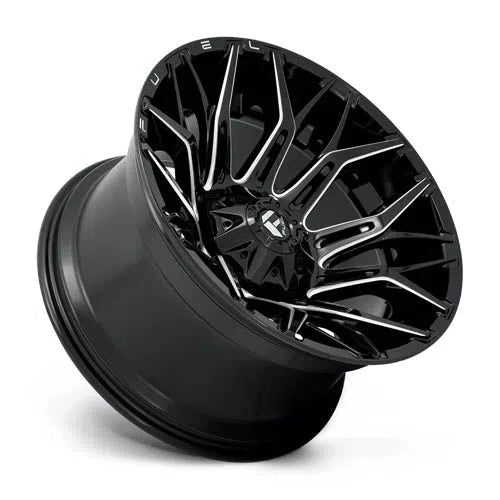 D769 Twitch Wheel - 22x12 / 8x170 / -44mm Offset - Glossy Black Milled-DSG Performance-USA