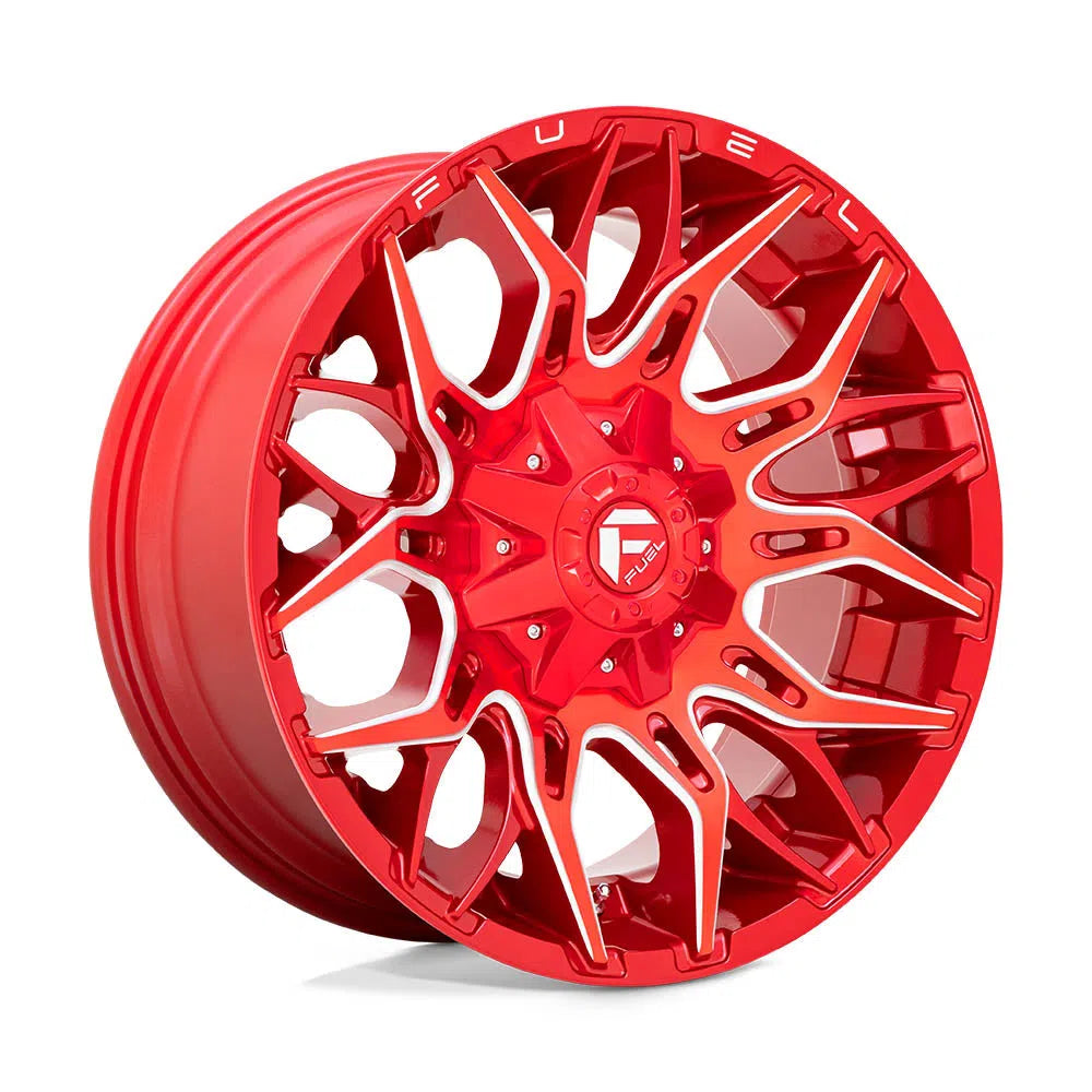 D771 Twitch Wheel - 20x10 / 8x165.1 / -18mm Offset - Candy Red Milled-DSG Performance-USA