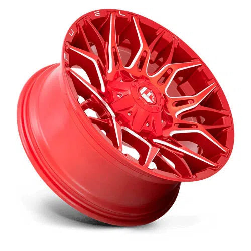 D771 Twitch Wheel - 20x9 / 5x114.3 / 5x127 / +1mm Offset - Candy Red Milled-DSG Performance-USA