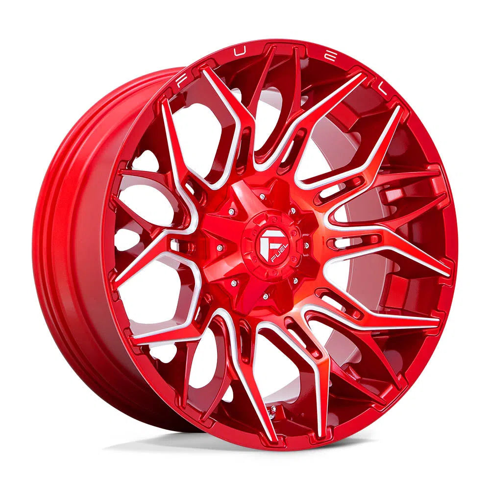 D771 Twitch Wheel - 22x10 / 8x165.1 / -18mm Offset - Candy Red Milled-DSG Performance-USA