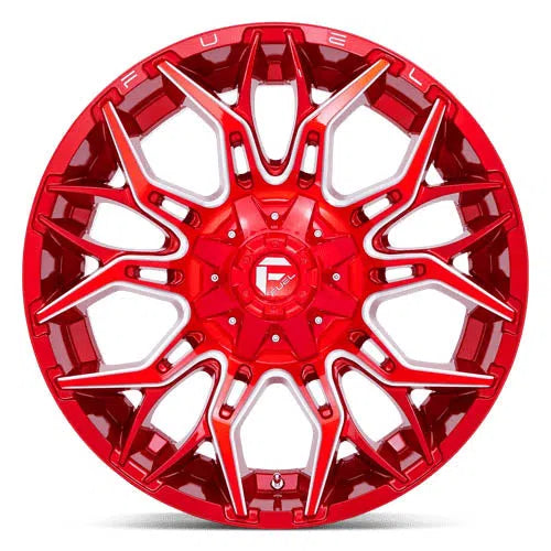 D771 Twitch Wheel - 22x10 / 8x180 / -18mm Offset - Candy Red Milled-DSG Performance-USA