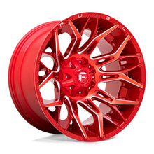 Load image into Gallery viewer, D771 Twitch Wheel - 22x12 / 5x114.3 / 5x127 / -44mm Offset - Candy Red Milled-DSG Performance-USA