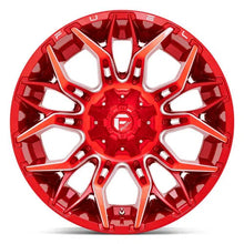 Load image into Gallery viewer, D771 Twitch Wheel - 22x12 / 5x139.7 / 5x150 / -44mm Offset - Candy Red Milled-DSG Performance-USA