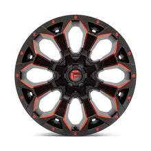 Load image into Gallery viewer, D787 Assault Wheel - 20x12 / 5x114.3 / 5x127 / -43mm Offset - Matte Black Red Milled-DSG Performance-USA