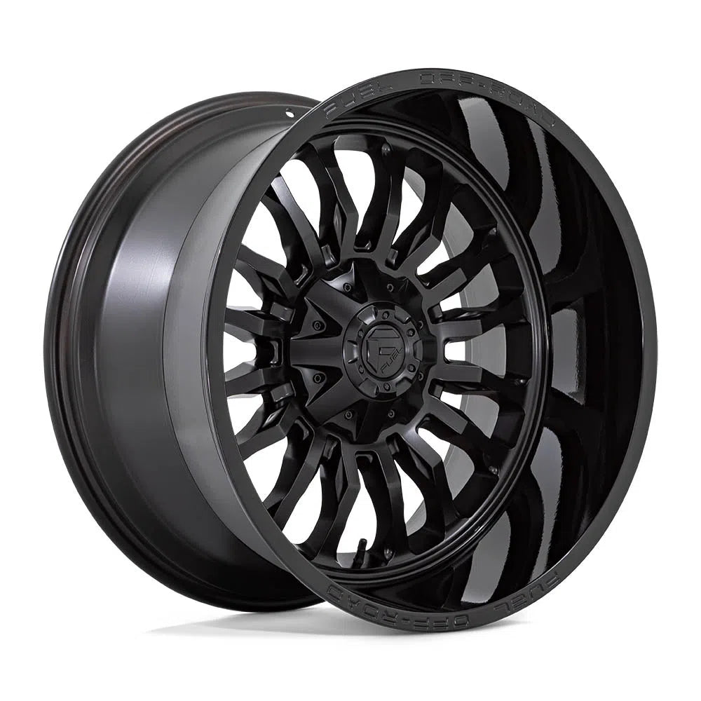 D796 Arc Wheel - 22x12 / 6x135 / 6x139.7 / -44mm Offset - Matte Black With Gloss Black Lip-DSG Performance-USA