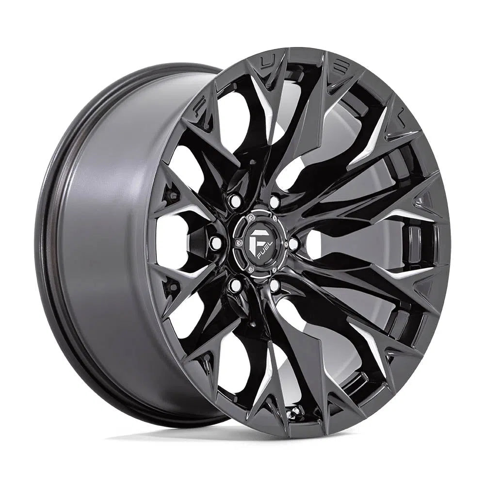 D803 Flame Wheel - 20x10 / 6x135 / -18mm Offset - Gloss Black Milled-DSG Performance-USA