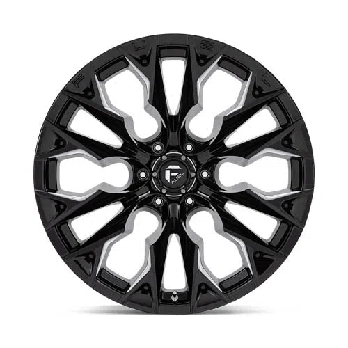 D803 Flame Wheel - 22x12 / 6x139.7 / -44mm Offset - Gloss Black Milled-DSG Performance-USA