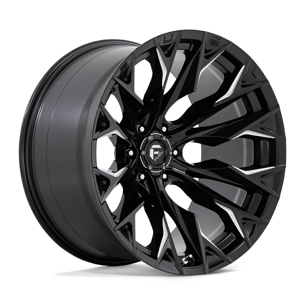 D803 Flame Wheel - 22x12 / 6x139.7 / -44mm Offset - Gloss Black Milled-DSG Performance-USA