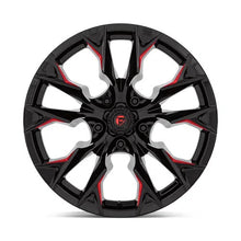 Load image into Gallery viewer, D823 Flame Wheel - 20x10 / 5x139.7 / -18mm Offset - Gloss Black Milled With Candy Red-DSG Performance-USA