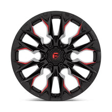 Load image into Gallery viewer, D823 Flame Wheel - 20x10 / 6x139.7 / -18mm Offset - Gloss Black Milled With Candy Red-DSG Performance-USA