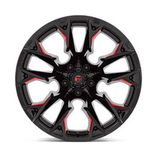 Load image into Gallery viewer, D823 Flame Wheel - 20x12 / 5x127 / -44mm Offset - Gloss Black Milled With Candy Red-DSG Performance-USA