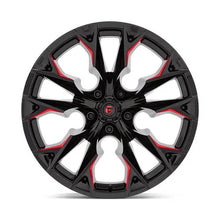 Load image into Gallery viewer, D823 Flame Wheel - 22x12 / 5x127 / -44mm Offset - Gloss Black Milled With Candy Red-DSG Performance-USA