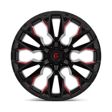 Load image into Gallery viewer, D823 Flame Wheel - 22x12 / 6x139.7 / -44mm Offset - Gloss Black Milled With Candy Red-DSG Performance-USA