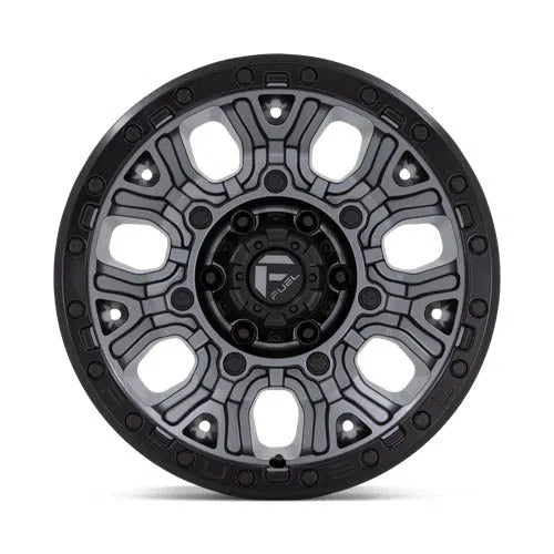 D825 Traction Wheel - 17x9 / 6x139.7 / +1mm Offset - Matte Gunmetal With Black Ring-DSG Performance-USA