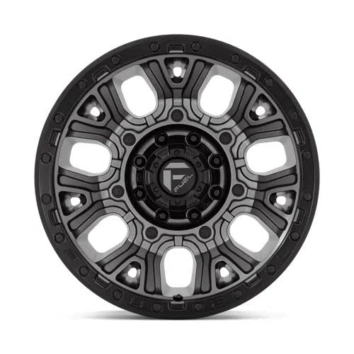 D825 Traction Wheel - 20x10 / 8x170 / -18mm Offset - Matte Gunmetal With Black Ring-DSG Performance-USA
