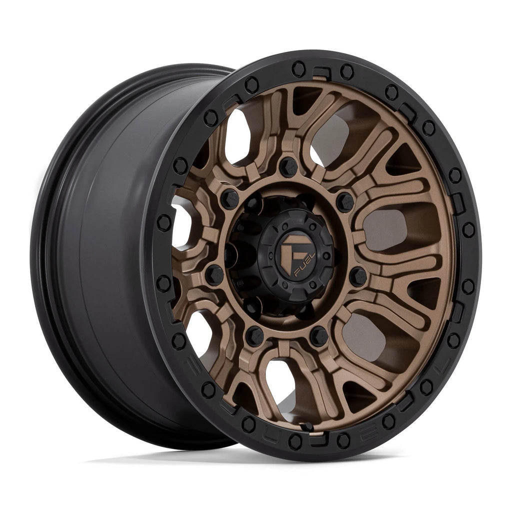 D826 Traction Wheel - 17x9 / 6x139.7 / +1mm Offset - Matte Bronze With Black Ring-DSG Performance-USA