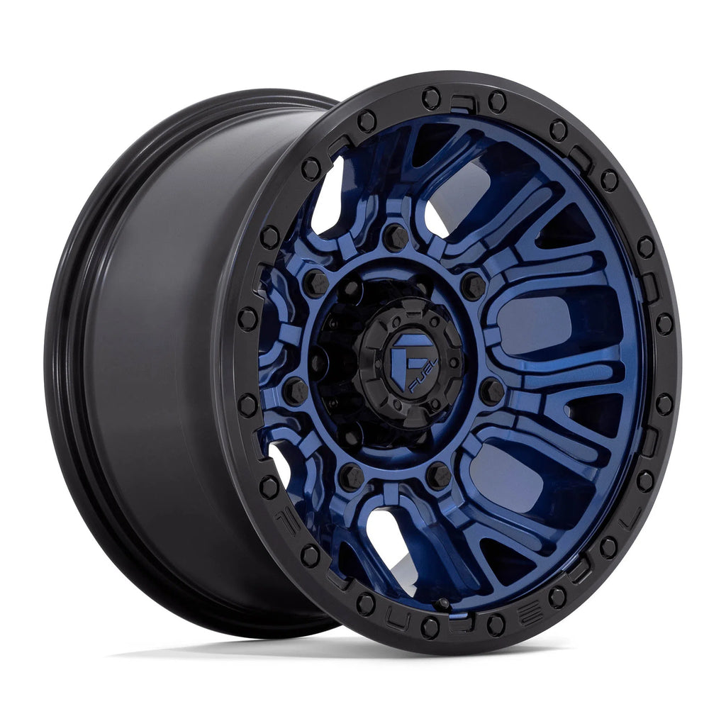 D827 Traction Wheel - 17x9 / 5x127 / -12mm Offset - Dark Blue With Black Ring-DSG Performance-USA