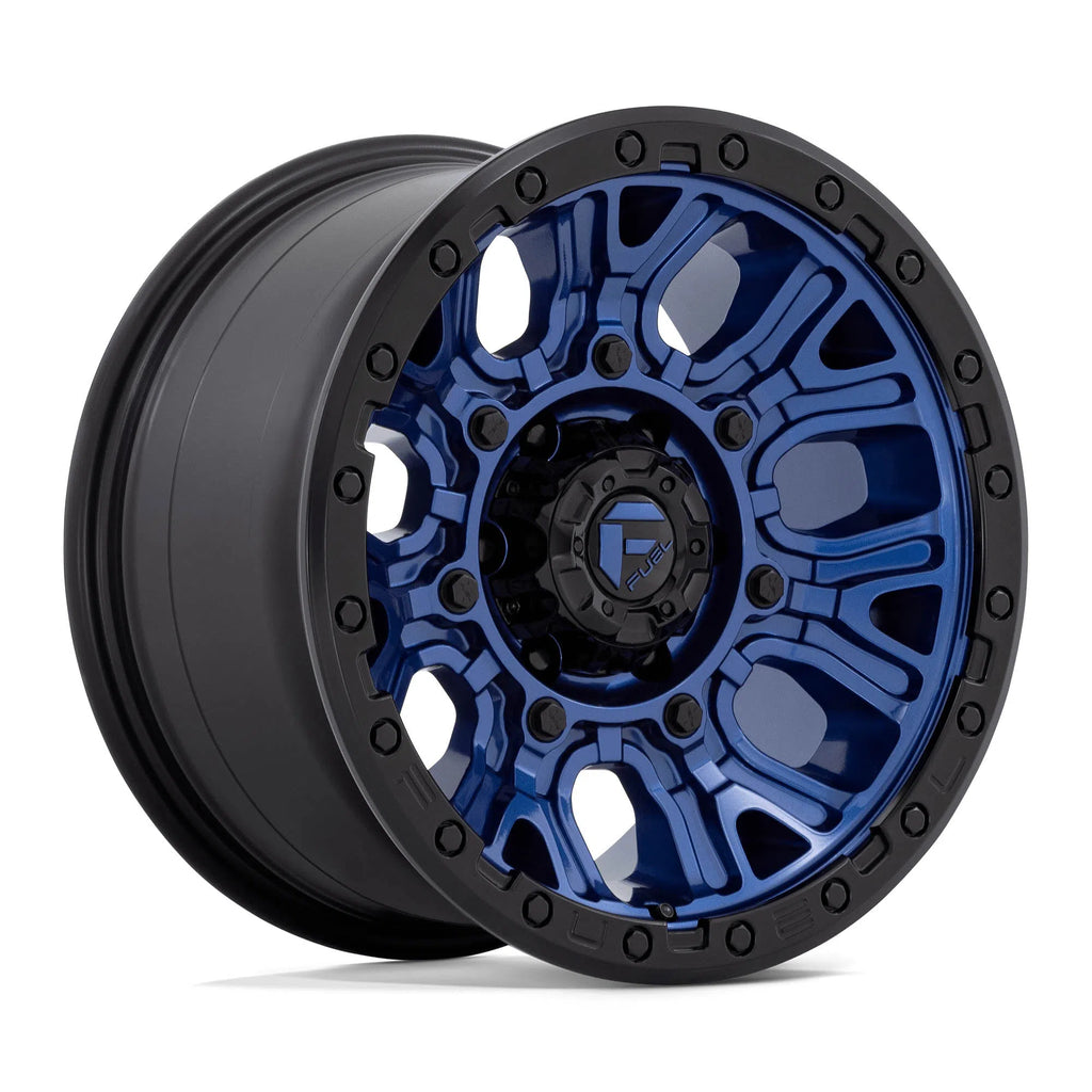 D827 Traction Wheel - 17x9 / 6x139.7 / +1mm Offset - Dark Blue With Black Ring-DSG Performance-USA