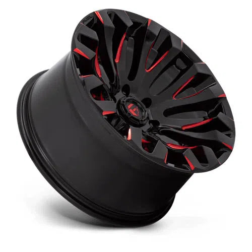D829 Quake Wheel - 20x10 / 5x139.7 / -18mm Offset - Gloss Black Milled Red Tint-DSG Performance-USA