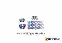Load image into Gallery viewer, Dress Up Bolts Titanium Hardware Hood Kit - Honda Civic Type R (2017-2021)-DSG Performance-USA