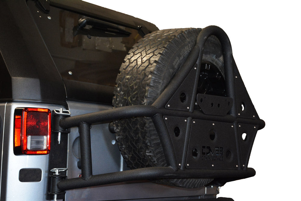 DV8 Offroad 07-18 Jeep Wrangler Body Mounted Tire Carrier-DSG Performance-USA