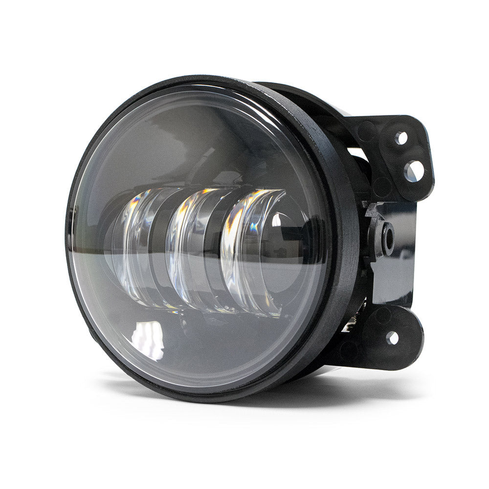 DV8 Offroad 07-18 Jeep Wrangler JK 4in 30W LED Replacement Fog Lights-DSG Performance-USA