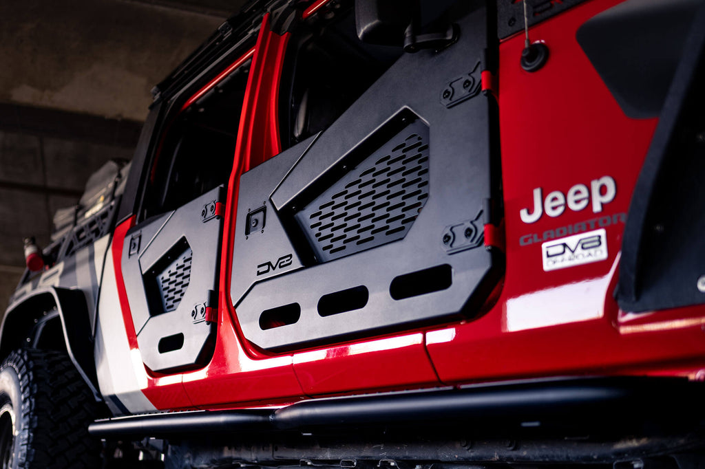 DV8 Offroad 18-22 Jeep Wrangler JL/JT Spec Series Half Doors - Front Set-DSG Performance-USA