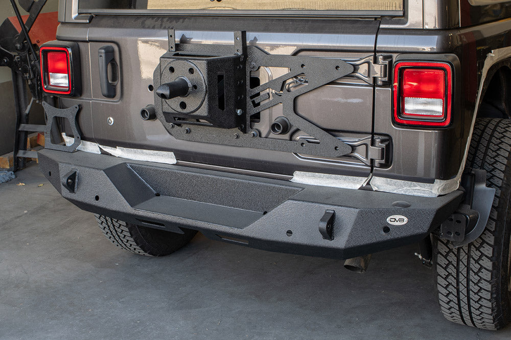 DV8 Offroad 2018+ Jeep Wrangler JL Tailgate Mounted Tire Carrier-DSG Performance-USA