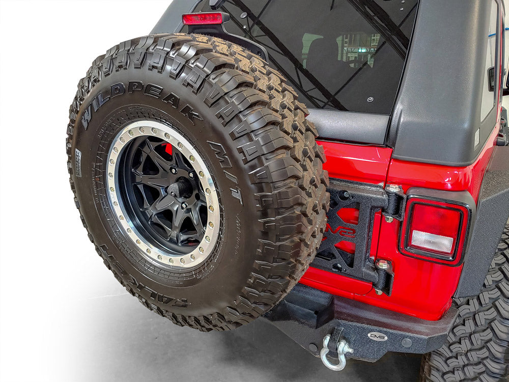 DV8 Offroad 2018+ Jeep Wrangler Tire Carrier-DSG Performance-USA