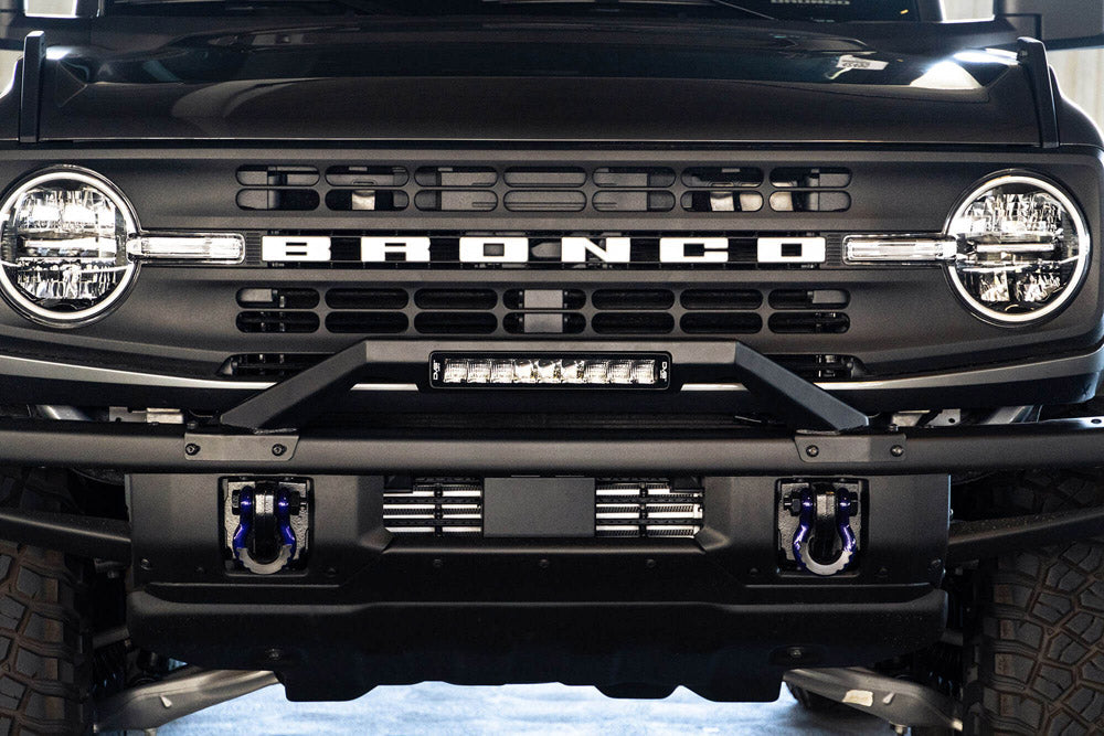 DV8 Offroad 21-22 Ford Bronco Factory Modular Front Bumper Bull Bar-DSG Performance-USA