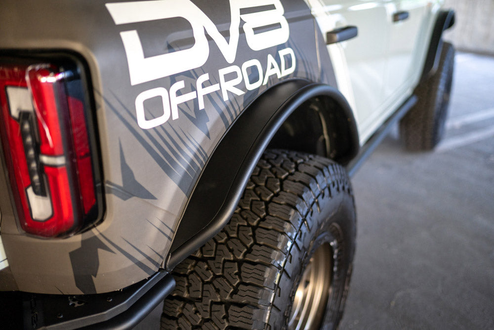 DV8 Offroad 21-23 Ford Bronco Tube Fender Flares-DSG Performance-USA