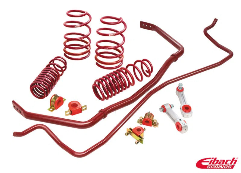 Eibach Sport Plus Kit for 05-09 Ford Mustang Conv/Coupe S197 6cyl (Adj Sway Bar - Front & Rear)-DSG Performance-USA