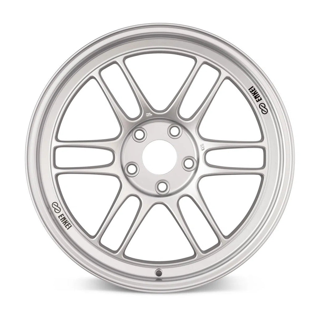 Enkei RPF1 15x7 4x100 41mm Offset 73mm Bore Silver Wheel Honda & Acura 4-Lug/02-06 Mini-DSG Performance-USA
