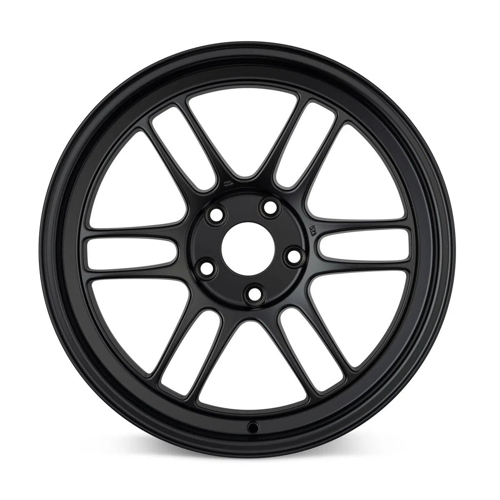 Enkei RPF1 16x7 4x100 43mm Offset 73mm Bore Black Wheel Miata 4-Lug / 02-06 Mini / Honda & Acura 4-DSG Performance-USA