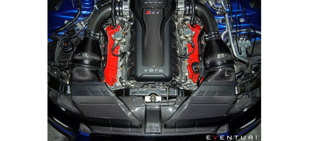 Eventuri Audi B8 RS5/RS4 - Black Carbon Engine Cover-DSG Performance-USA