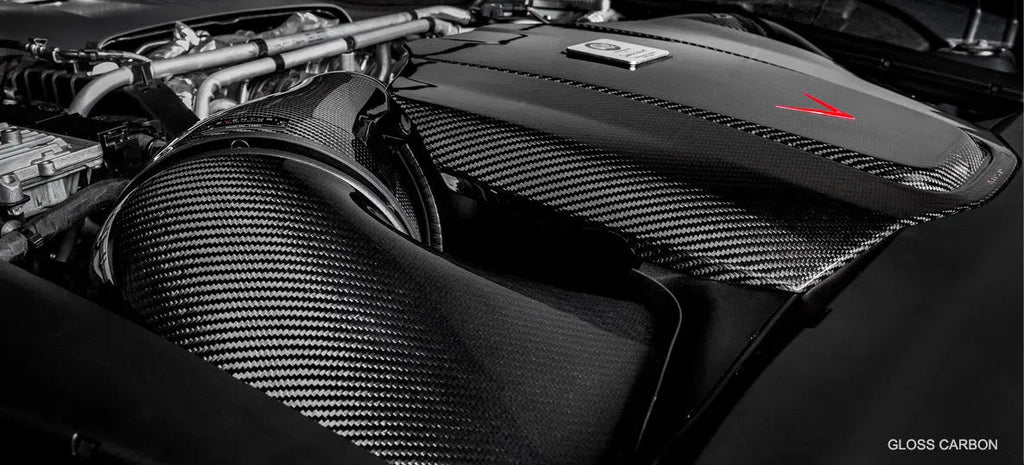 Eventuri Mercedes C190/R190 AMG GTR GTS GT Intake and Engine Cover - Gloss-DSG Performance-USA