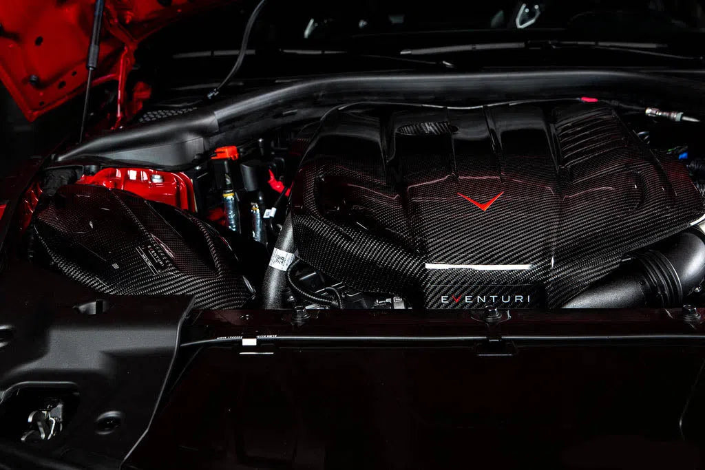 Eventuri Toyota A90 Supra Black Carbon Engine Cover-DSG Performance-USA