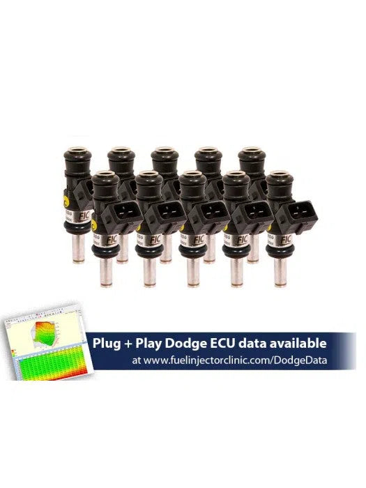FIC 1200cc (Previously 1100cc) Fuel Injector Clinic Injector Set for Dodge Viper ZB1 ('03-'06)-DSG Performance-USA